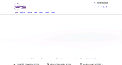 Desktop Screenshot of gpslogistics.co.uk